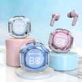 Air39 Wireless Earbuds with Transparent Charging Case