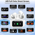 A9 Pro Touch Screen ANC/ENC Wireless Earbuds