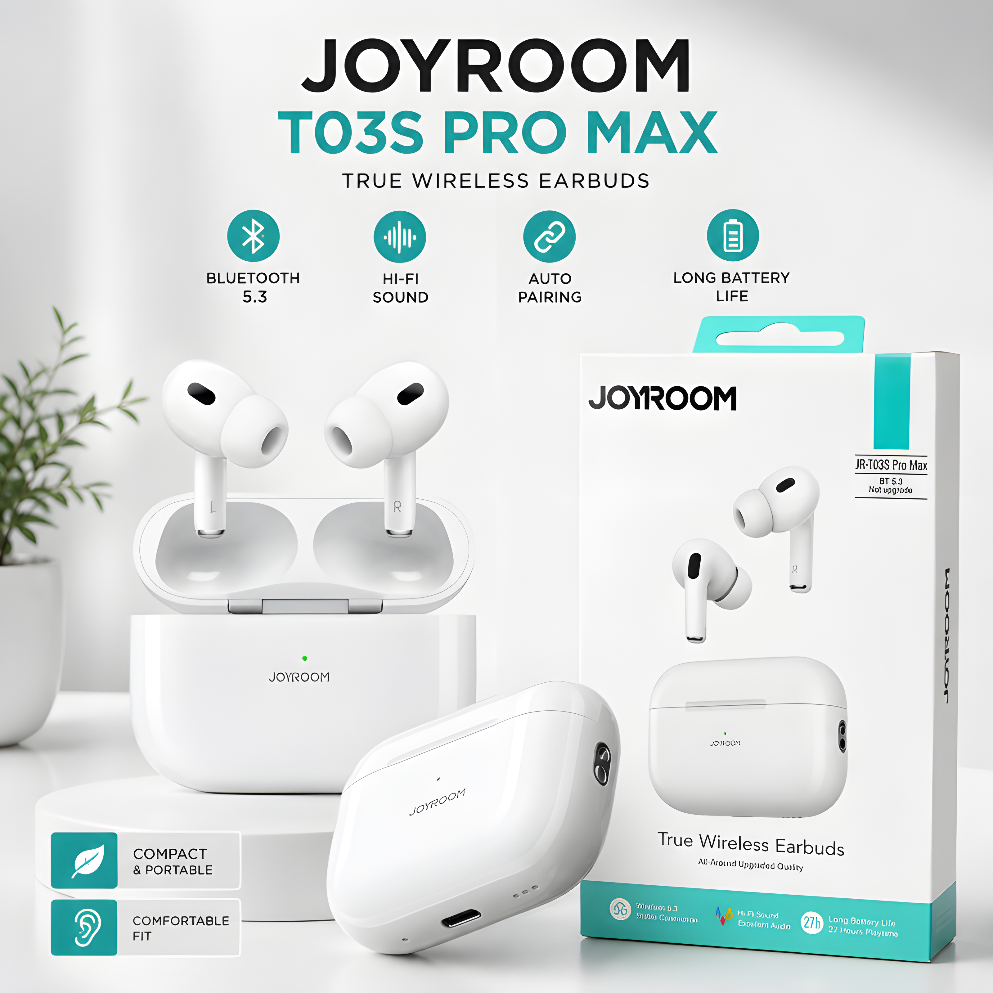 JOYROOM T03S Pro Max True Wireless Earbuds